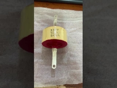 উচ্চ স্থিতিশীলতার সাথে উচ্চ ফ্রিকোয়েন্সি ক্ষেত্রে ব্যবহৃত 10KV 33PF উচ্চ ফ্রিকোয়েন্সি সিরামিক ক্যাপাসিটর