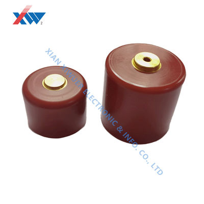 Molded Type Ultra-high Voltage Doorknob Ceramic Capacitor 40kV 10000pF Screw Mounting